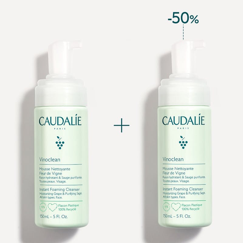 Vinoclean Instant Foaming Cleanser Duo - 150 mL