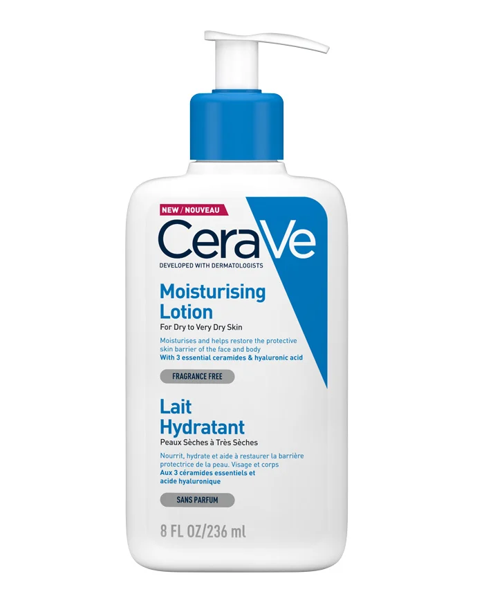 CeraVe Moisturising Lotion Ενυδατικό Γαλάκτωμα Προσώπου & Σώματος Για Ξηρό Εώς Πολύ Ξηρό Δέρμα 236ml