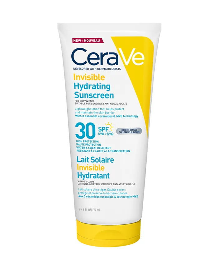 Invisible Hydrating Αντηλιακό για Πρόσωπο & Σώμα SPF30 75ml