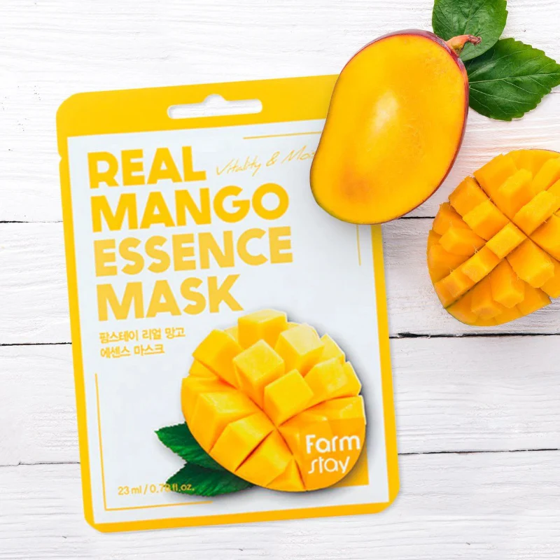 Farmstay Real Mango Essence Mask Μάσκα Προσώπου 1τμχ