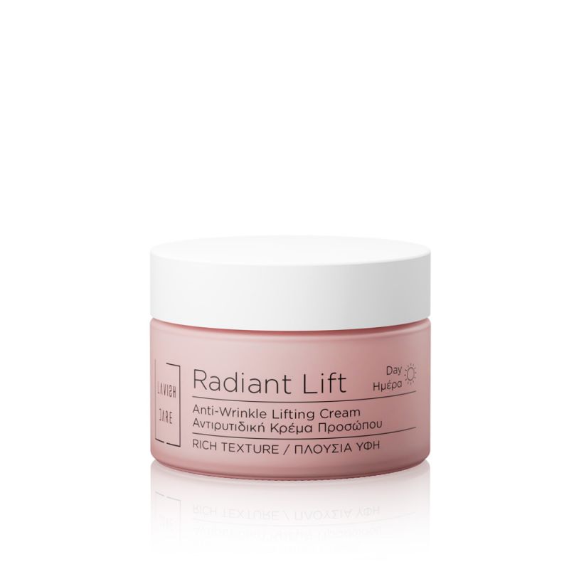 Lavish Care Radiant Lift Anti Wrinkle Lifting Cream Rich Texture Αντιρυτιδική Κρέμα Προσώπου Πλούσιας Υφής 50ml