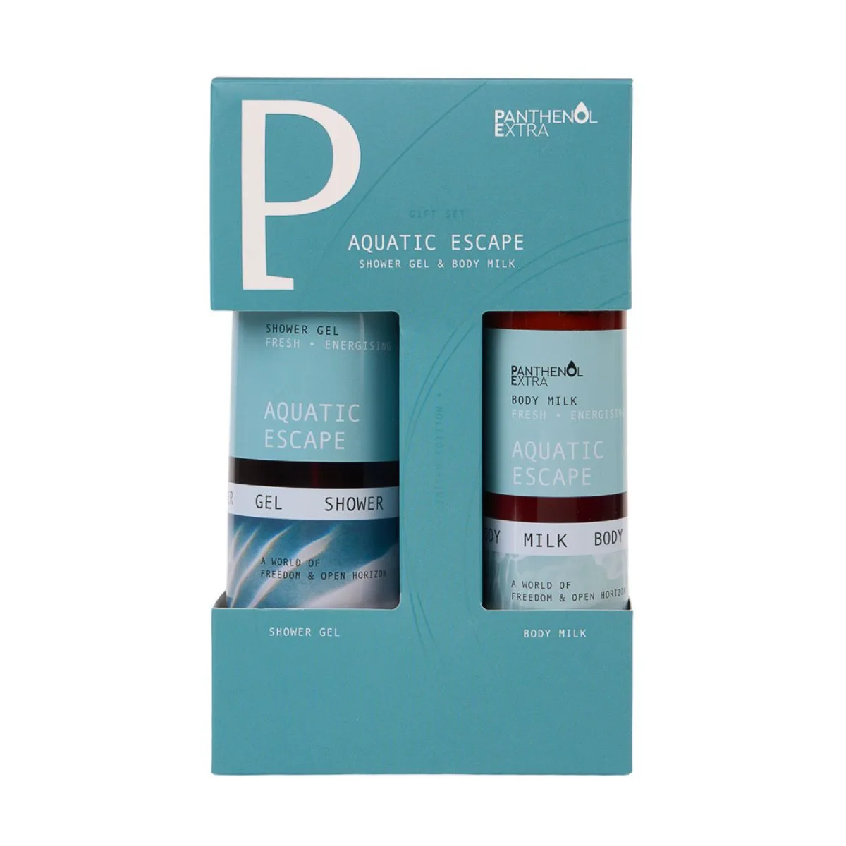 Panthenol Extra Aquatic Escape (Shower Gel 500ml & Body Milk 300ml)